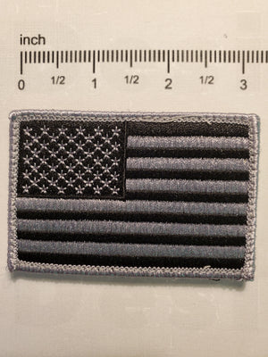 Black And Grey USA Patch