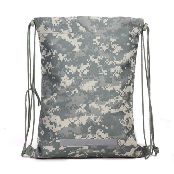 Tactical Drawstring Backpack Army Military Sack